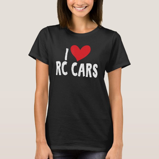 Camiseta Adoro Carros RC de Controle Remoto Carros Roupa (Frente)