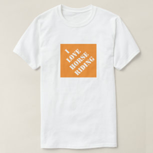Camiseta Adoro Cavalo Andando Engraçado Pai Humoroso do Pa