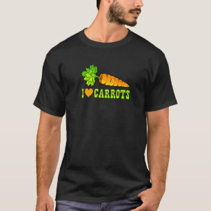 Camiseta Adoro Cenouras Vegetais