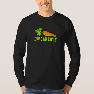 Camiseta Adoro Cenouras Vegetais