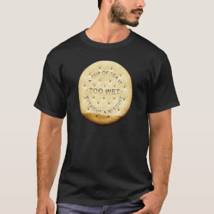 Camiseta Adoro Chá Biscoitos Dentando Chá Muito Molhados Se