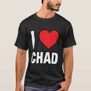 Camiseta Adoro Chade Country Com Coração De Amor Vermelho