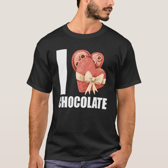 Camiseta Adoro Chocolate Device Chocolate Fountain (Frente)
