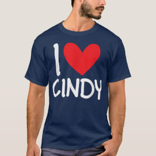 Camiseta Adoro Cindy Name Personalised Girl Woman Bff Frie