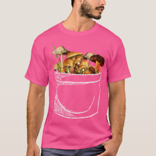 Camiseta Adoro Cogumelos no Meu Bolso por Tobe Fonseca