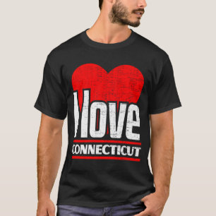 Camiseta Adoro Connecticut Melhor Estado De Casa Que Conexã