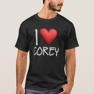 Camiseta Adoro Corey Name Personalizado Men Cara Amigo BFF