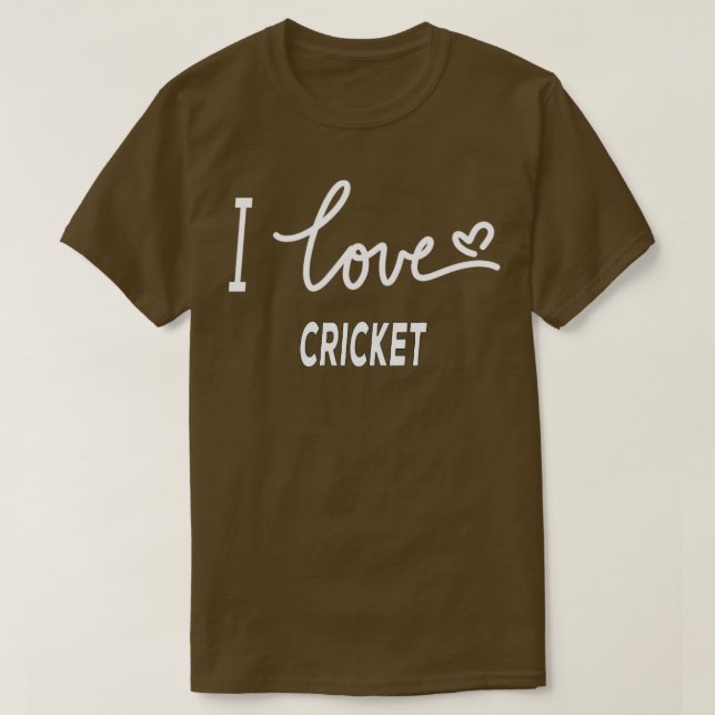 Camiseta Adoro Cricket2 (Frente do Design)