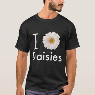 Camiseta Adoro Daisies Gerber Daisy White Flower
