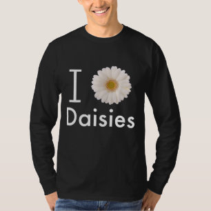 Camiseta Adoro Daisies Gerber Daisy White Flower