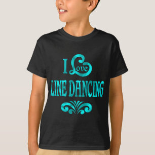 Camiseta Adoro dança de linha