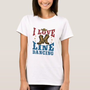 Camiseta Adoro dança de linha