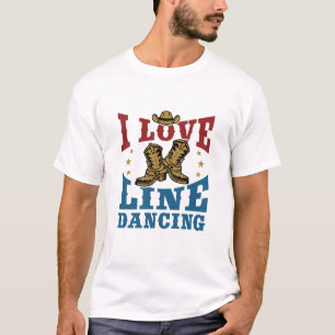Camiseta Adoro dança de linha