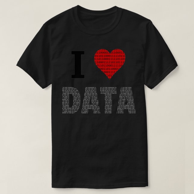 Camiseta Adoro Data Data Engenheiro Data Analyst Data Scien (Frente do Design)