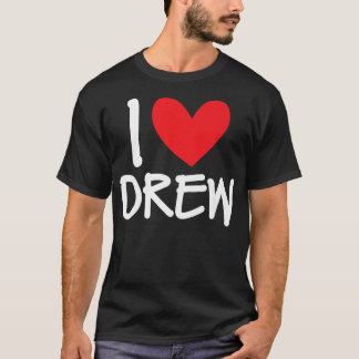 Camiseta Adoro Drew Name Personalizado Men Cara BFF Amigo H