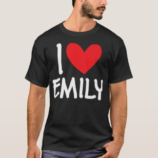 Camiseta Adoro Emily Name Personalised Girl Woman BFF Frie