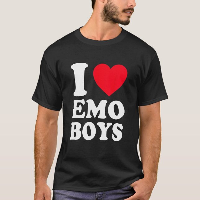 Camiseta Adoro Emo Boys (Frente)