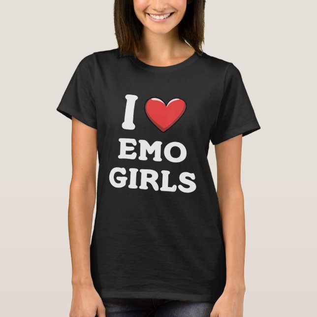 Camiseta Adoro Emo Girls (Frente)