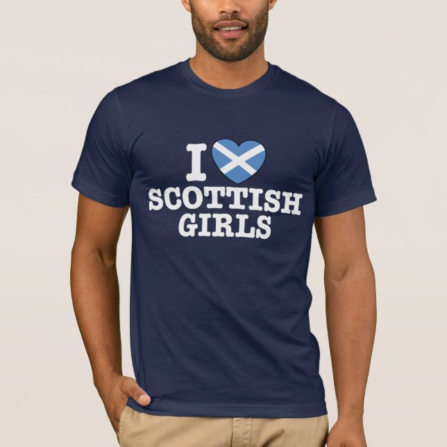 Camiseta Adoro escocesas (Frente)