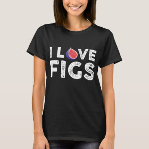 Camiseta Adoro Figos De Figo Vegetariana