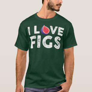 Camiseta Adoro Figos De Figo Vegetariana