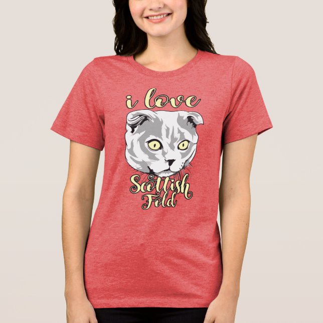 Camiseta Adoro Fold Escocês (Frente)