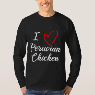 Camiseta Adoro frango de frango peruano no quintal
