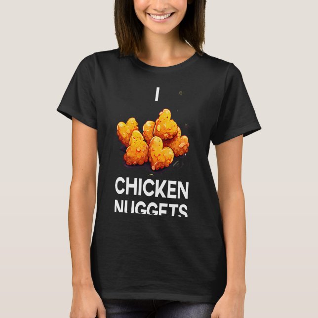Camiseta Adoro Galinhas Nuggets (Frente)