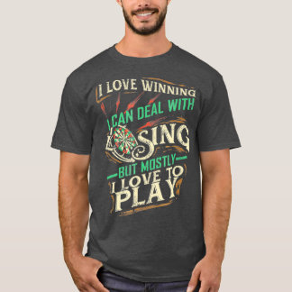 Camiseta Adoro Ganhar Com Perder Que Adoro Brincar