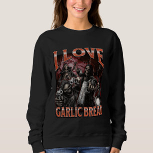 Camiseta Adoro Garlic Bread Funny Duro Skeleton Meme Boott