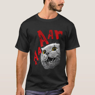 Camiseta Adoro gato maluco do Dia das Bruxas As mulheres go
