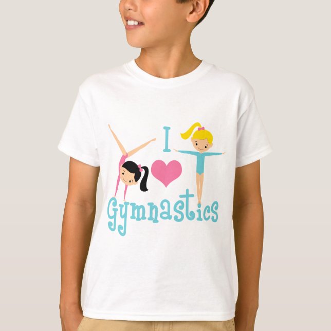 Camiseta Adoro ginástica (Frente)