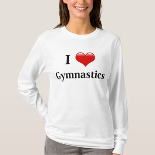 Camiseta Adoro ginástica