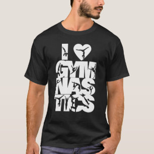 Camiseta Adoro ginástica Perfeita Score 10 Love Gymnasti
