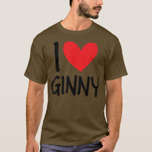 Camiseta Adoro Ginny Name Personalised Girl Woman BFF Frie