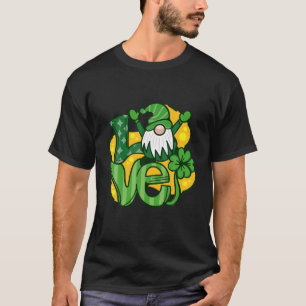 Camiseta Adoro Gnome Lucky Rua. Dia de Patrick