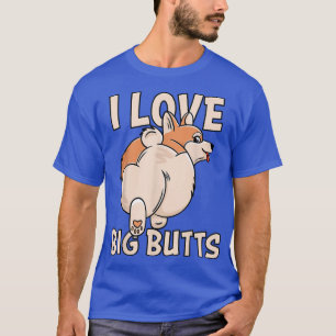 Camiseta Adoro grandes Bumbuns, proprietários de corgi boni