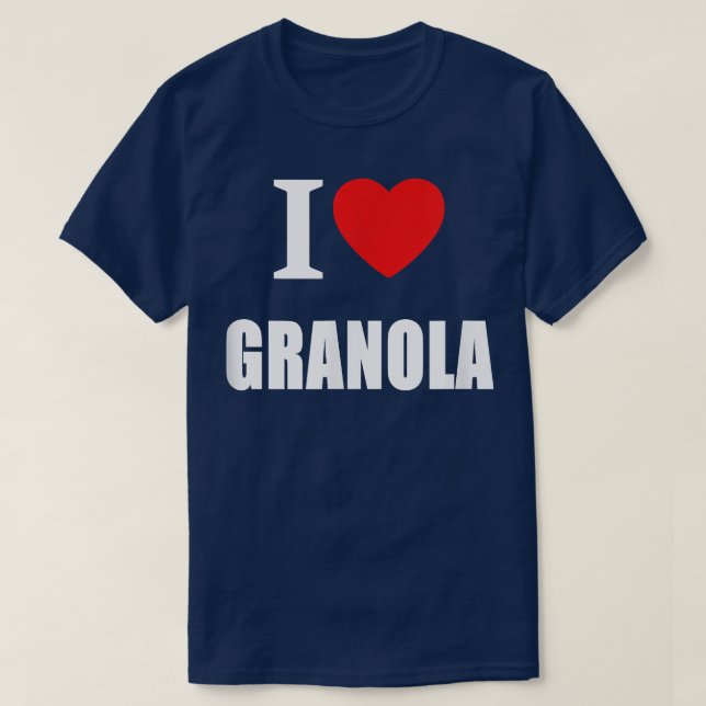 Camiseta Adoro Granola Para Homens Mulheres E Estudantes Ve (Frente do Design)