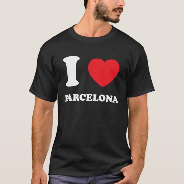 Camiseta Adoro Heart Barcelona (Frente)