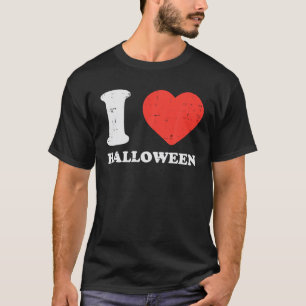 Camiseta Adoro Homens bonitos do Dia das Bruxas de Hallowee