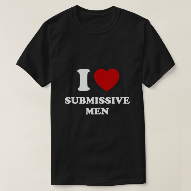 Camiseta Adoro Homens Submetidos (Frente do Design)