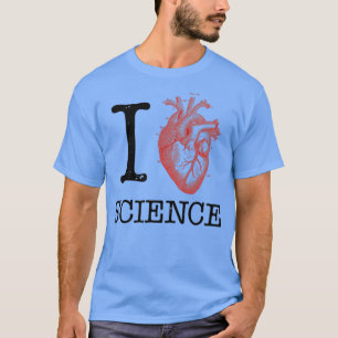 Camiseta Adoro Ilustração de Anatomia em Biologia da Ciênci