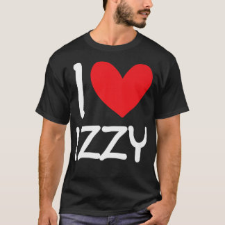 Camiseta Adoro Izzy Name Personalised Girl Woman BFF Frien