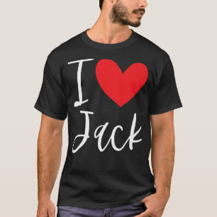Camiseta Adoro Jack Name Personalised Boy Man BFF Amigo H