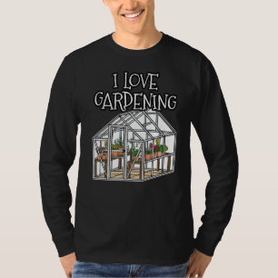 Camiseta Adoro Jardinagem Dia de as mães de Estufa Mãe Gran