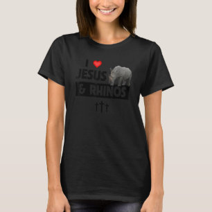 Camiseta Adoro Jesus e Rinocerontes Cristãos Safar