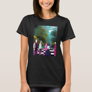 Camiseta Adoro jogar xadrez com pessoas idosas