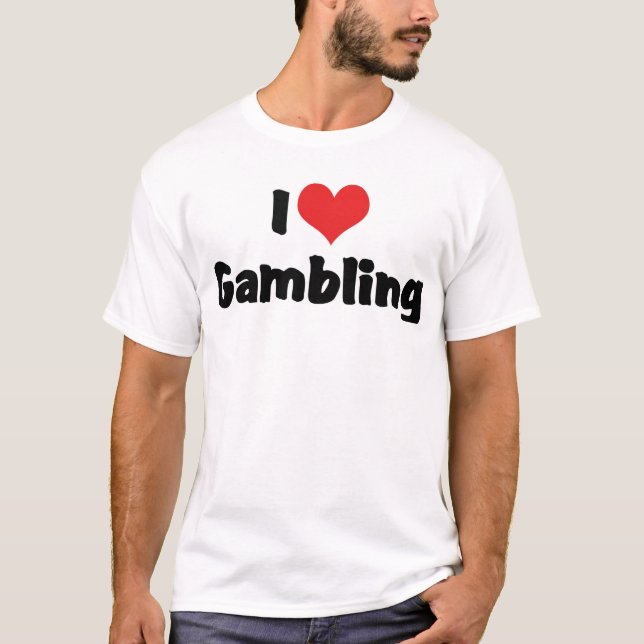 Camiseta Adoro Jogos de Coração - Las Vegas Casino Lover (Frente)