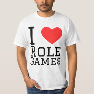 Camiseta Adoro jogos de papel