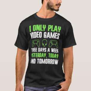 Camiseta Adoro Jogos Engraçados Apenas Toco Videos games 3